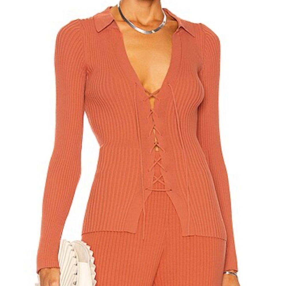 Cult Gaia Faye Knit Cardigan